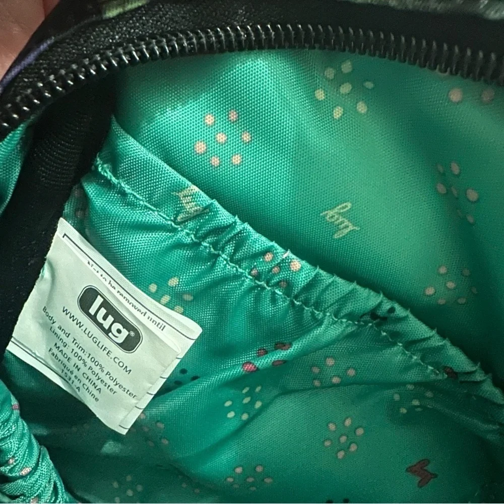 Lug Carousel XL Floral Quilted Women's Crossbody Bag Bloom Black - Picture 12 of 14